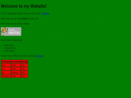 index screenshot