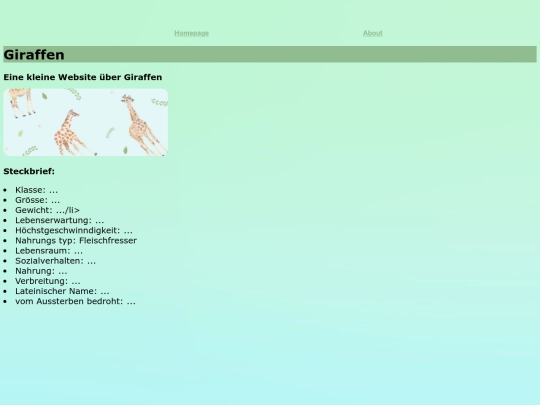 Giraffen screenshot