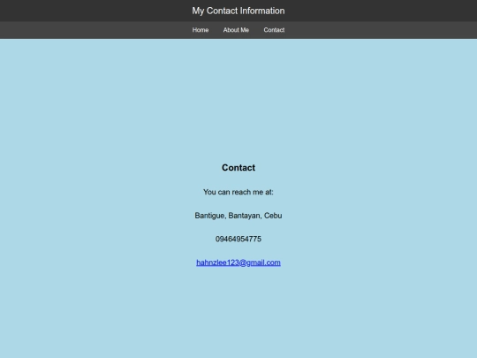 contact screenshot