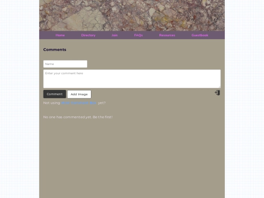 guestbook screenshot