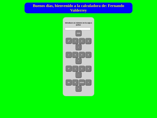 calculadora screenshot