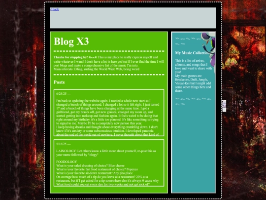 blog screenshot