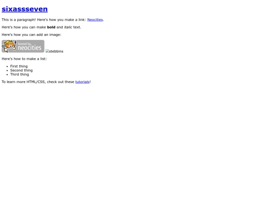 index screenshot