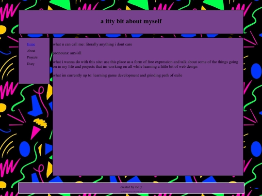 devaboutmepage screenshot