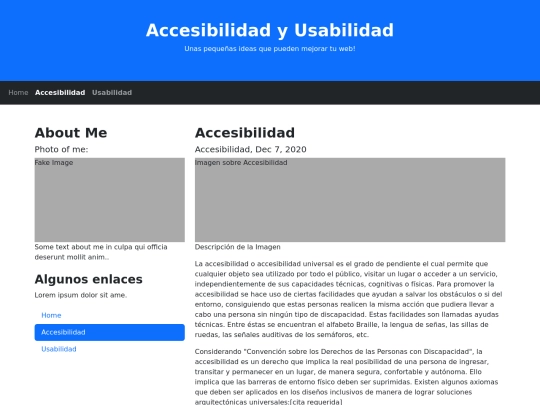 bootstrap/Accesibilidad screenshot