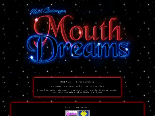mouthies/dreams screenshot