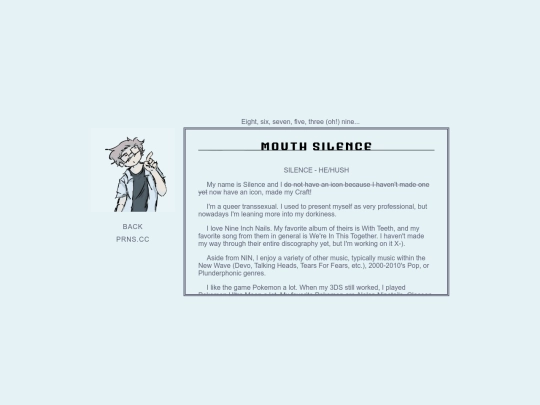 mouthies/silence screenshot