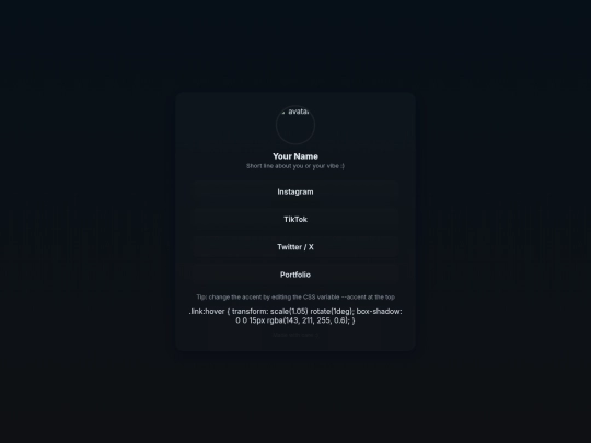 index screenshot