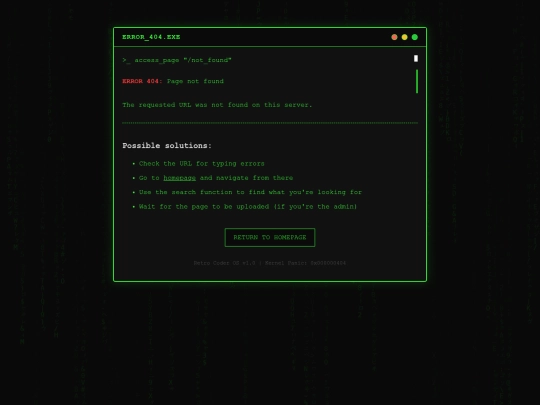 not_found screenshot