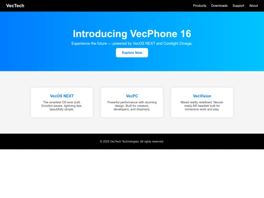 vectechmockup screenshot