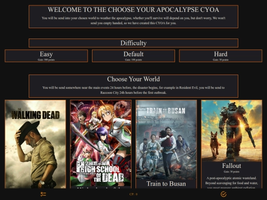 DoomsdayCYOA screenshot