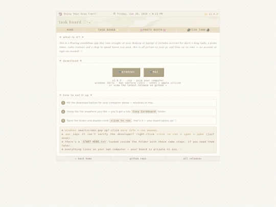 taskboard screenshot