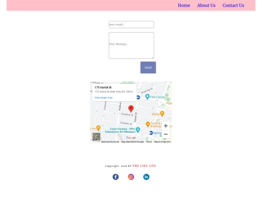 portfolio/lieu/Contact-Us screenshot