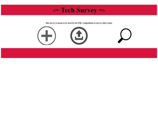 Survey/homepage screenshot
