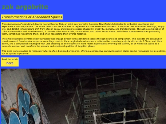 abandonedspaces screenshot