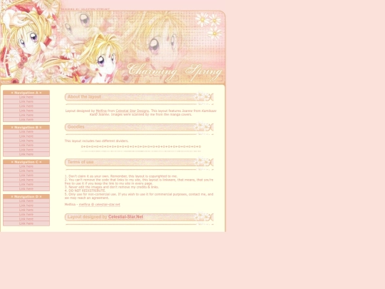 Templates/Kamikaze Kaitô Jeanne-template screenshot