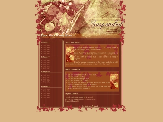 Templates/Rozen Maiden layout screenshot