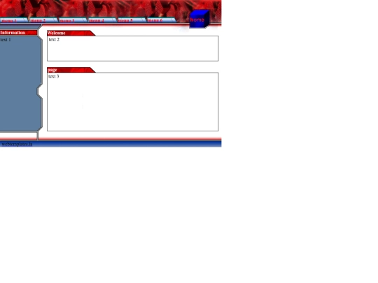 Templates/blue home cube/menu3 screenshot