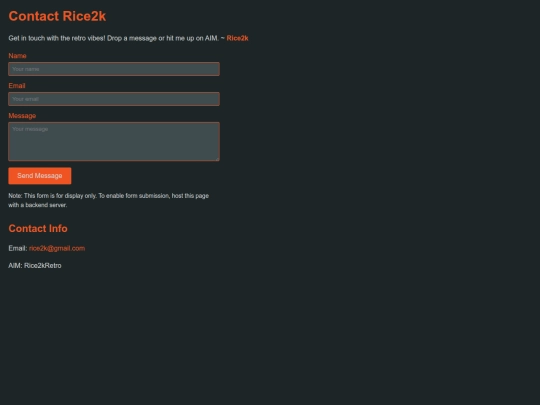 contact screenshot