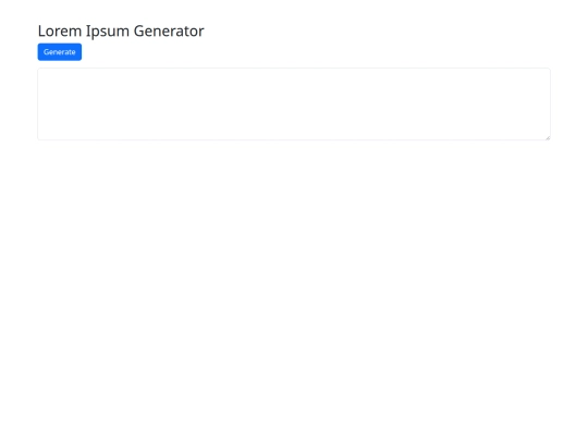 tools/Lorem_Ipsum_Generator screenshot