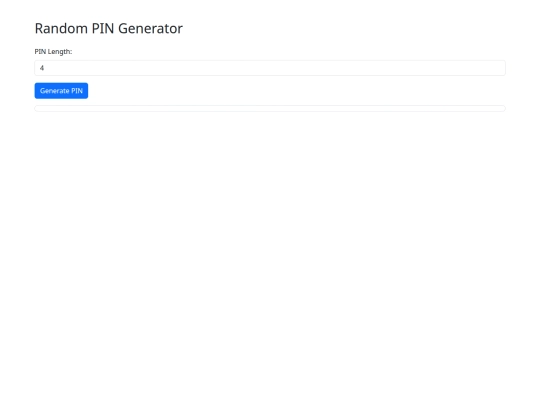tools/Random_PIN_Generator screenshot