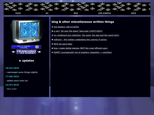 blog screenshot