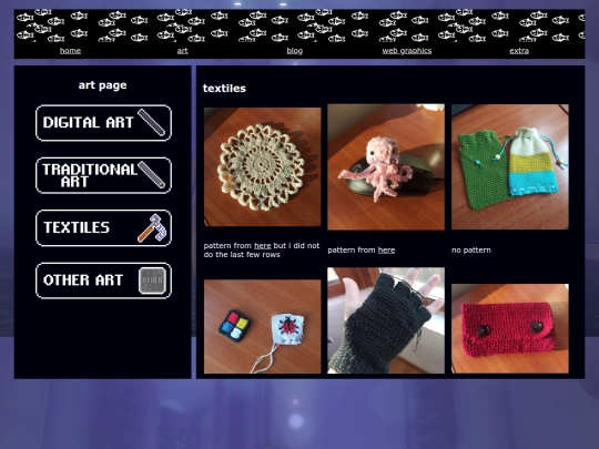 textiles screenshot