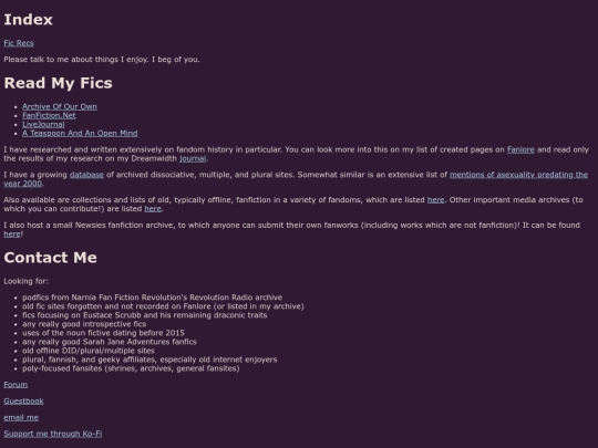 index screenshot