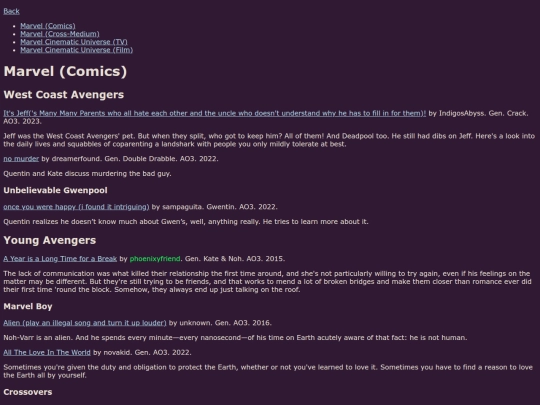 marvel screenshot