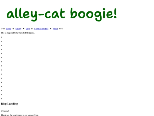 blog screenshot