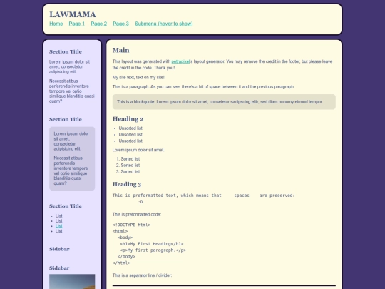 page screenshot
