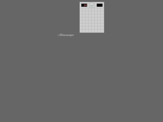 minesweeper screenshot