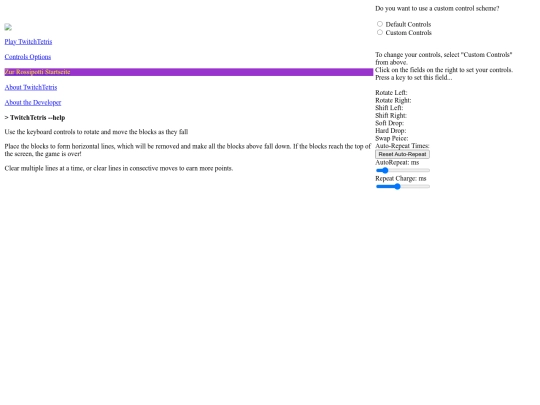 tet/controls screenshot