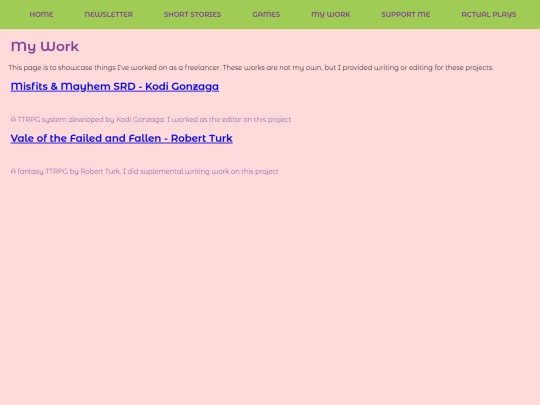Work screenshot