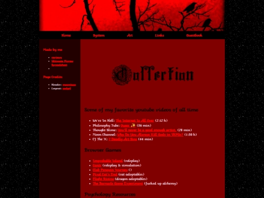 links screenshot