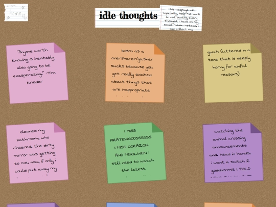 idlethoughts screenshot