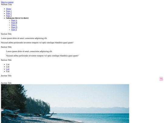 index screenshot
