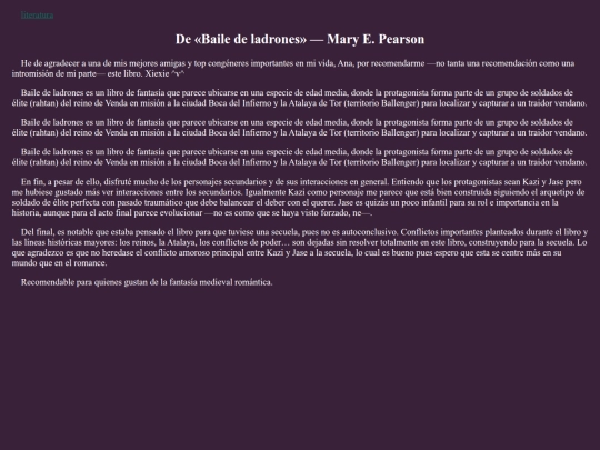 lit/Baile_de_ladrones screenshot