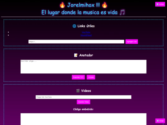 index screenshot