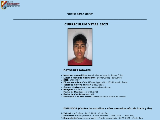 Curriculum/curriculumweb screenshot