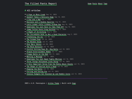 posts screenshot
