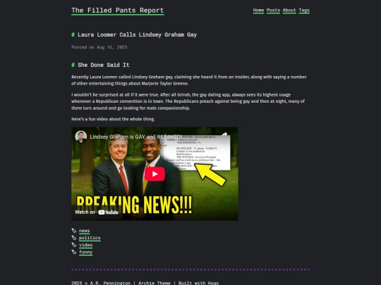 posts/laura-loomer-calls-lindsey-graham-gay screenshot
