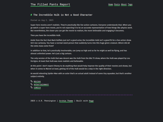 posts/the-hulk-is-not-a-good-character screenshot