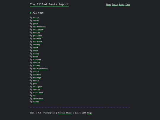 tags screenshot