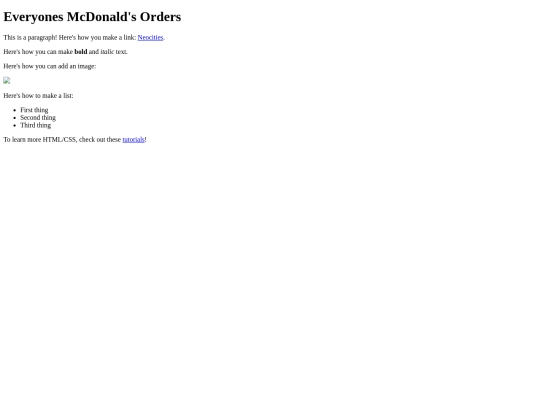 mcdonalds screenshot