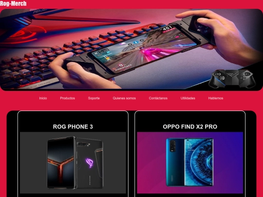 Pag secundarias/Productos screenshot
