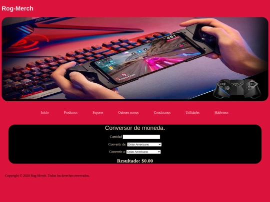 Pag secundarias/Utilidades screenshot