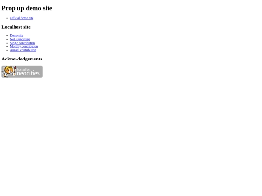 sites screenshot