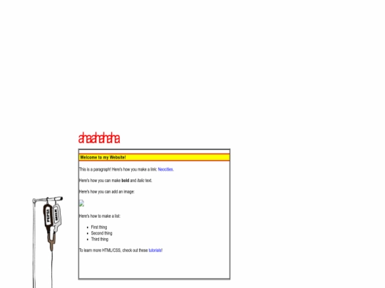 index screenshot