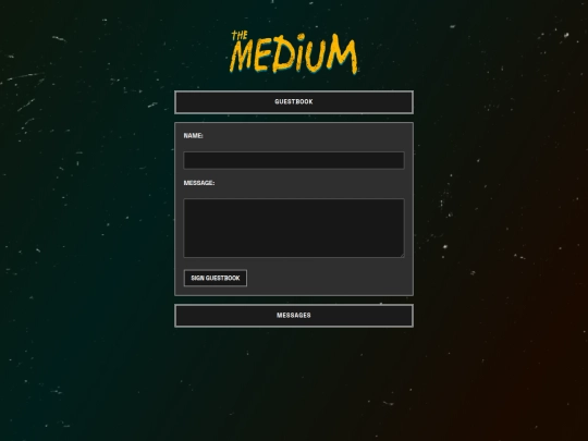 guestbook screenshot